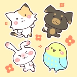 合同会社エレクトリックレディ (TomohiroNakajou)さんの春日丘動物病院（犬、猫、うさぎ、小鳥）のキャラクターデザインへの提案