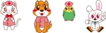 loveinko (loveinko)さんの春日丘動物病院（犬、猫、うさぎ、小鳥）のキャラクターデザインへの提案