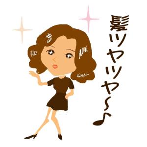 奥野　邦子 (an_foraar)さんの女性キャラクター美容室のLINEスタンプの作成 ゆるキャラ希望への提案