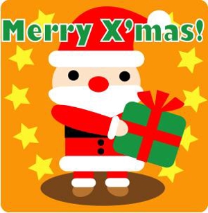 安川　和恵 (kazu-e)さんのクリスマスのシールデザイン依頼への提案