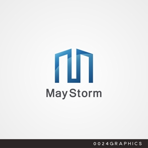 0024GRAPHICS ()さんの不動産管理会社「May Storm」のロゴの制作依頼です。への提案