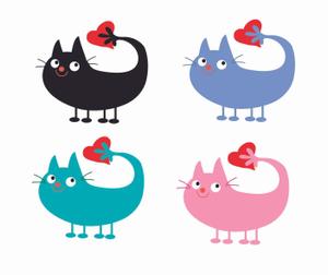 mimika (mimika)さんの猫のキャラクターデザインへの提案