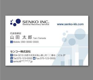 CF-Design (kuma-boo)さんのマンション経営コンサルティング『センコー株式会社』の名刺デザイン作成依頼への提案