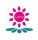 as (asuoasuo)さんの新規OPEN 沖縄の海が見えるネイルサロン「lana」のロゴへの提案