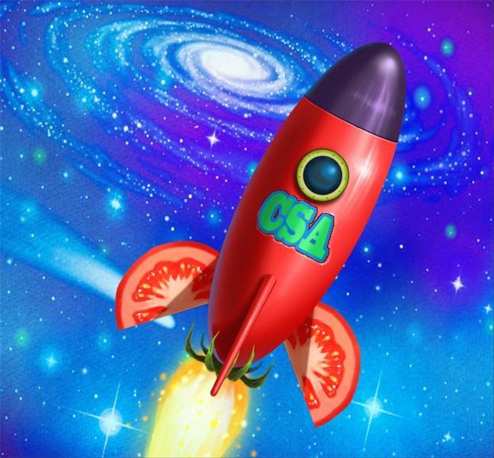 さんの事例 実績 提案 かっこいい野菜型ロケットのイラスト はじめまして ペイ子 クラウドソーシング ランサーズ