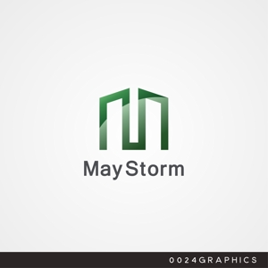 0024GRAPHICS ()さんの不動産管理会社「May Storm」のロゴの制作依頼です。への提案