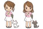 nipopo (nipopo)さんの企業の広報担当（女性）のキャラクター制作！　※ネコ付きへの提案