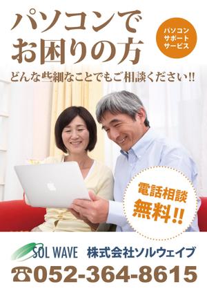 baiorinさんの中高年（パソコン弱者）へのパソコンサポートのチラシ作成への提案