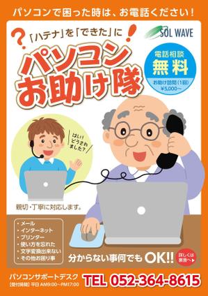 牡丹さく美 (Botan)さんの中高年（パソコン弱者）へのパソコンサポートのチラシ作成への提案