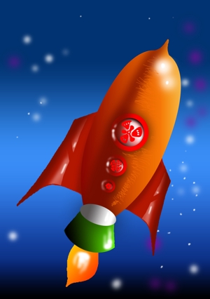 かっこいい野菜型ロケットのイラストの事例 実績 提案一覧 Id 7179 イラスト制作の仕事 クラウドソーシング ランサーズ