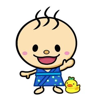 ペイ子 ()さんのクアアハウス岩滝のキャラクター「クアちゃん」のリデザインへの提案