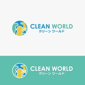 eiasky (skyktm)さんの有限会社　クリーン　ワールド　掃除会社　ロゴへの提案