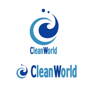 nam_350 ()さんの有限会社　クリーン　ワールド　掃除会社　ロゴへの提案