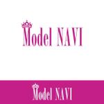 tsuby (tsuby)さんのモデルに関するファッションや美容やネイルなど女の子のためのメディア「ModelNAVI」のロゴへの提案