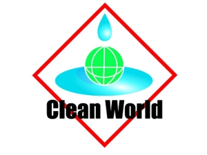 さんの有限会社　クリーン　ワールド　掃除会社　ロゴへの提案