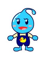 kunihiro fujita (qooney)さんのクアアハウス岩滝のキャラクター「クアちゃん」のリデザインへの提案