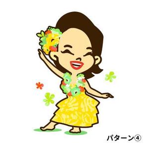 KG design (bassett)さんのフラダンス教室のキャラクターデザインへの提案