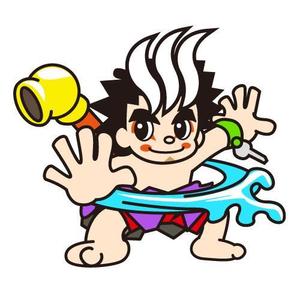 DesignStudioCHICKEN (D-chicken)さんのクアアハウス岩滝のキャラクター「クアちゃん」のリデザインへの提案