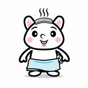 str-labelさんのクアアハウス岩滝のキャラクター「クアちゃん」のリデザインへの提案