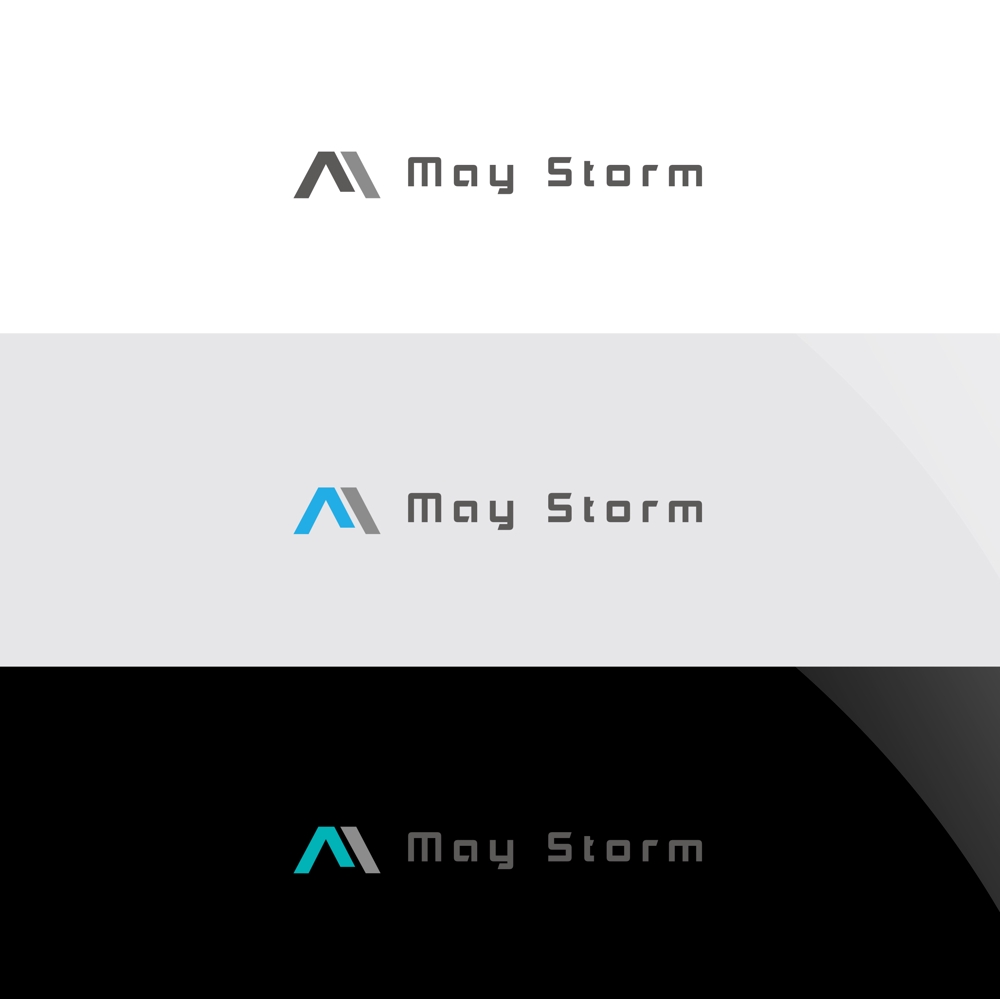 不動産管理会社「May Storm」のロゴの制作依頼です。