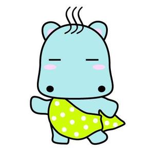 yuki (pinkychocolat)さんのクアアハウス岩滝のキャラクター「クアちゃん」のリデザインへの提案