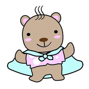 yuki (pinkychocolat)さんのクアアハウス岩滝のキャラクター「クアちゃん」のリデザインへの提案