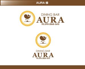 FISHERMAN (FISHERMAN)さんのダイニングバー｢AURA｣の看板への提案