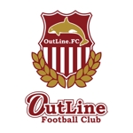 j-design (j-design)さんのトップレベルのサッカーチーム「OutLine.FC」のエンブレムとロゴへの提案
