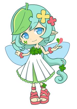 蒼茉ゆる ()さんの可愛らしい妖精のキャラクターデザインへの提案