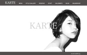 yuichi ()さんの中目黒のヘアサロン、ホームページのTOPデザインの依頼への提案