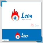 DietKuongさんの消防手袋専門ブランド"Leon"のロゴへの提案