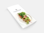 ジュージ ()さんの【継続発注あり】栃木県のフレンチ&イタリアンレストラン「ル・クール」の三つ折りリーフレットへの提案