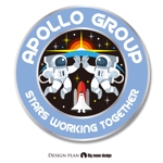 Big moon design (big-moon)さんのガス会社「APOLLO GROUP」ユニフォーム用ワッペンへの提案
