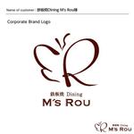 DESIGN DIVE (mstk0711)さんの「鉄板焼Dining　M's Rou」のロゴ作成への提案