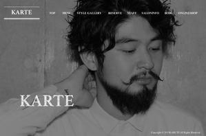 ARIN DESIGN (arin-do)さんの中目黒のヘアサロン、ホームページのTOPデザインの依頼への提案