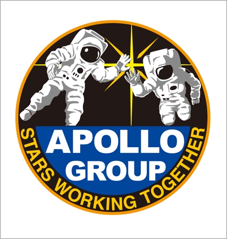 N.OKANO (n-okano)さんのガス会社「APOLLO GROUP」ユニフォーム用ワッペンへの提案