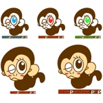 rurimameoさんの「Chimpanzee.php」のロゴ作成への提案