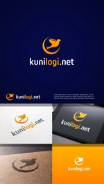 monkey designs (gerkeely)さんのネット通販業者向け物流アウトソーシングサービス「kunilogi.net」のロゴへの提案