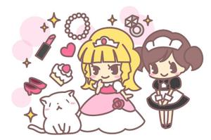 sayaka_y (sayaka_y)さんのお姫様・メイド・ネコのキャラクターデザインへの提案