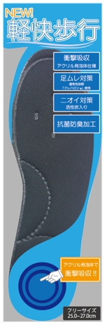 犬神セト (syiroku)さんの全国靴量販店発売の男性用インソールへの提案
