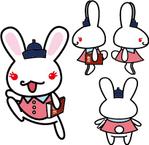 透兎 (achroite_rabbit)さんの東京司法書士会のゆるキャラデザイン  その１への提案