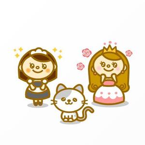 Jelly (Jelly)さんのお姫様・メイド・ネコのキャラクターデザインへの提案