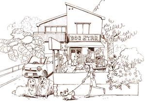 ペイ子 ()さんの店舗外観の手書き風イラストへの提案
