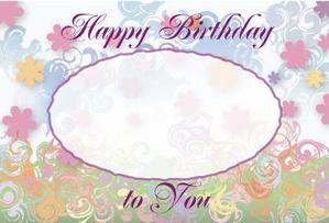 luckykent (luckykent)さんの誕生日用ポストカードのデザインへの提案