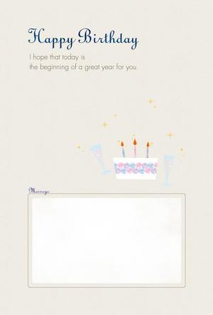 ko_design (kormtmt)さんの誕生日用ポストカードのデザインへの提案