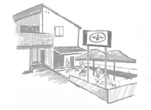 木花たかし ()さんの店舗外観の手書き風イラストへの提案