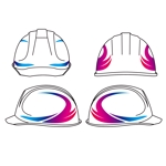 MT (minamit)さんの工事用ヘルメットに貼り付けるデザインシールへの提案