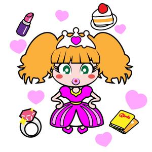 きいろしん (kiirosin)さんのお姫様・メイド・ネコのキャラクターデザインへの提案