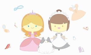 雪村 (cocomofu)さんのお姫様・メイド・ネコのキャラクターデザインへの提案