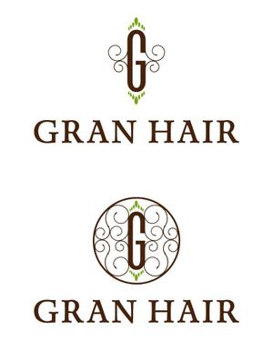 tsujimo (tsujimo)さんの「GRAN　HAIR　or  Gran Hair or  gran hair」のロゴ作成への提案